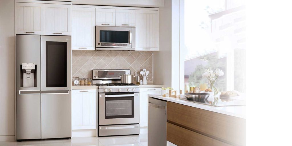 Microwave on Top of Fridge