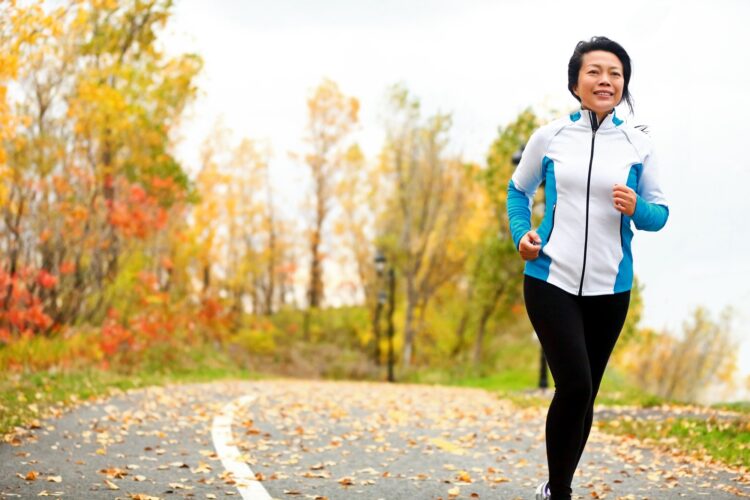 Woman Jogging. Fresh Start after a divorce.